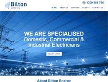 Tablet Screenshot of biltonenergy.com.au